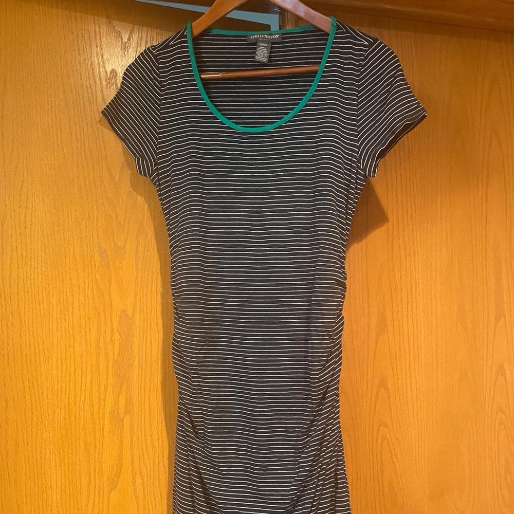 A Pea in a Pod Striped Tshirt Dress
